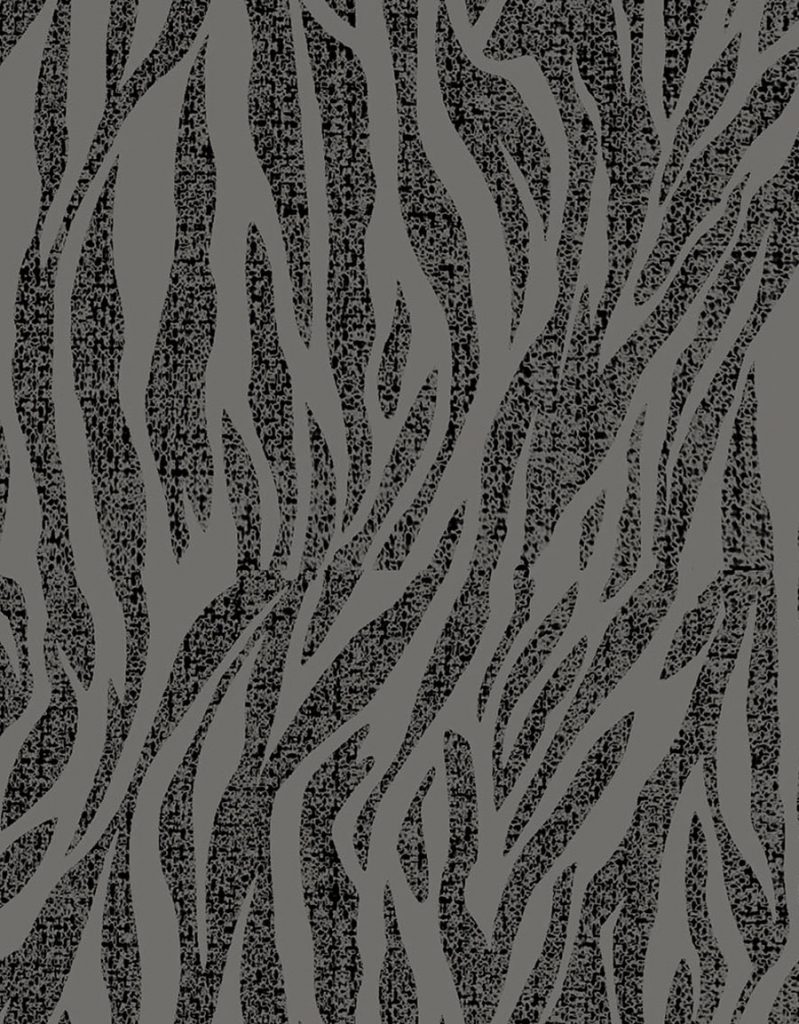 Rullgardin mönster, svart/grå